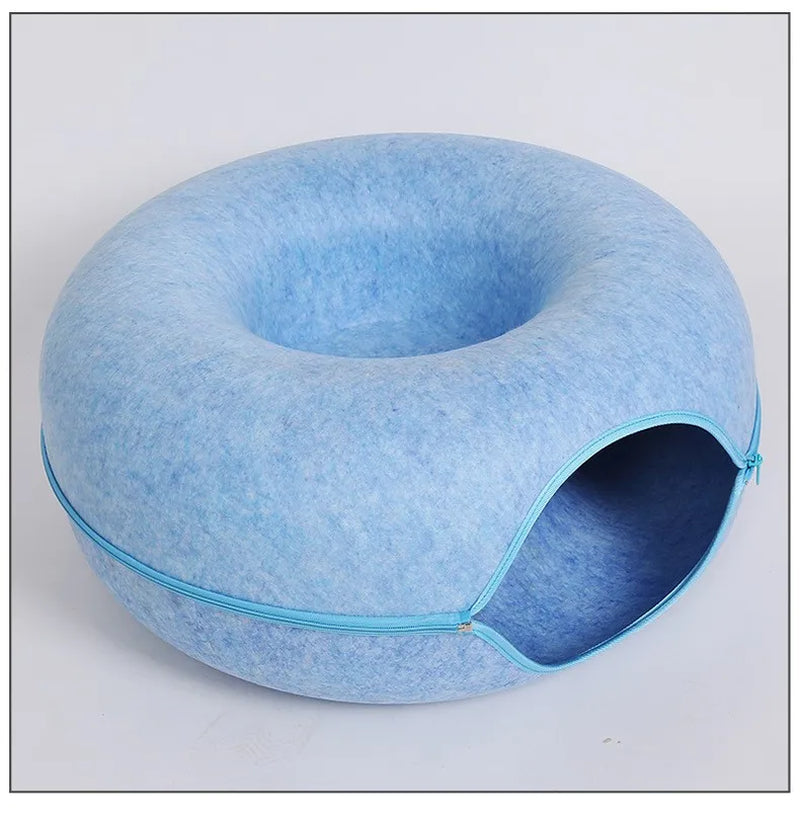 Donut Cat Bed, Interactive Tunnel 