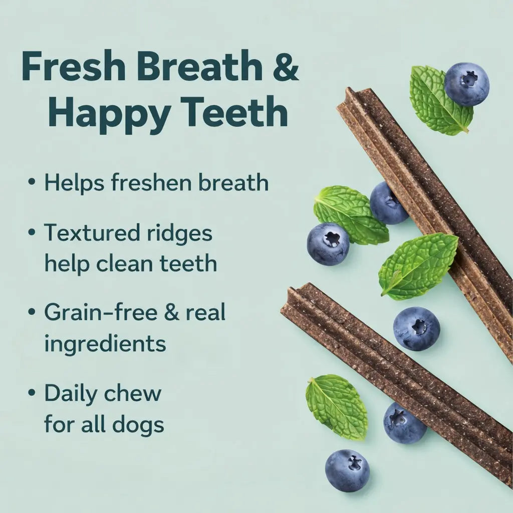 Dog Dental Chews for Fresh Breath & Oral Care
