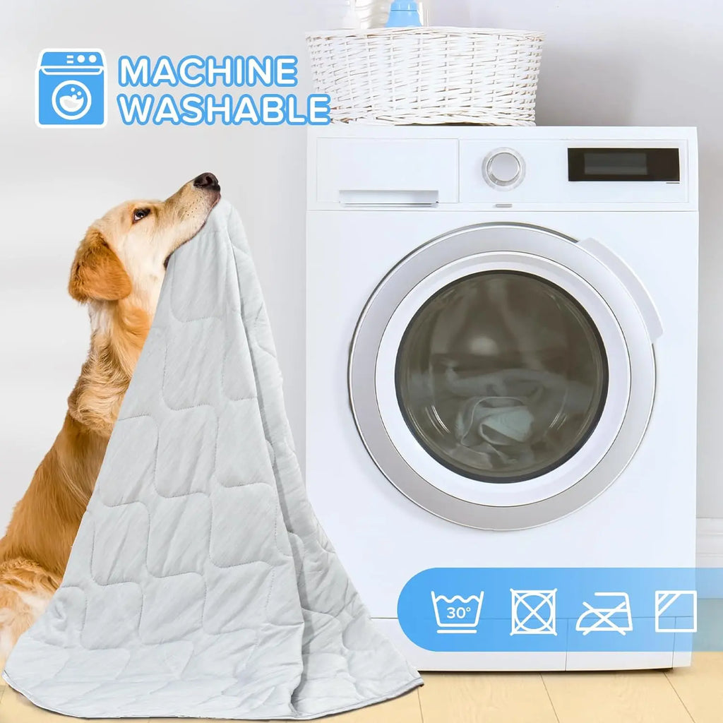 Cooling Dog Mat, Durable Cooling Soft Surface, Washable Dog Blanket