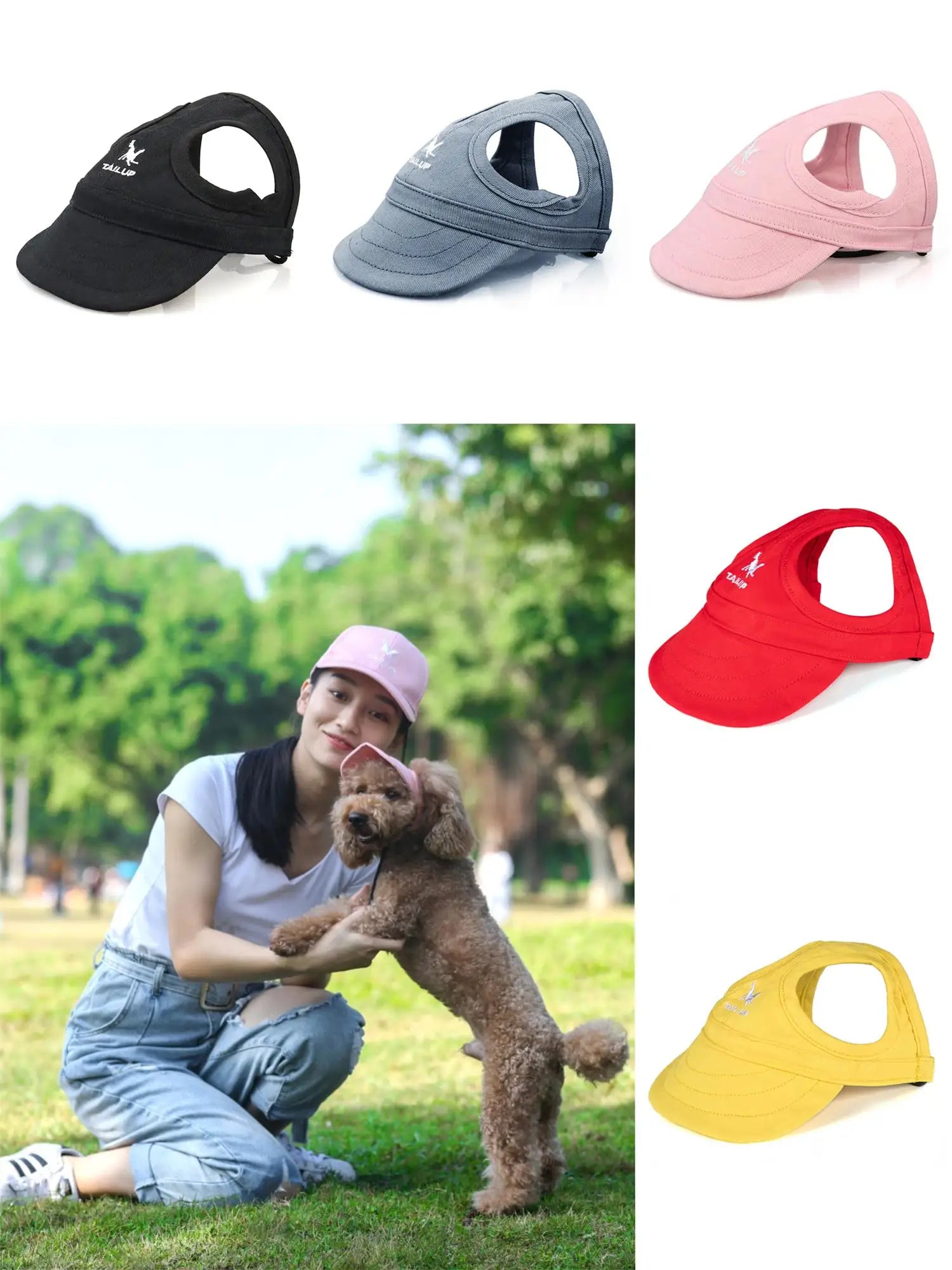 Adjustable Dog Travel Cute Baseball Hat 