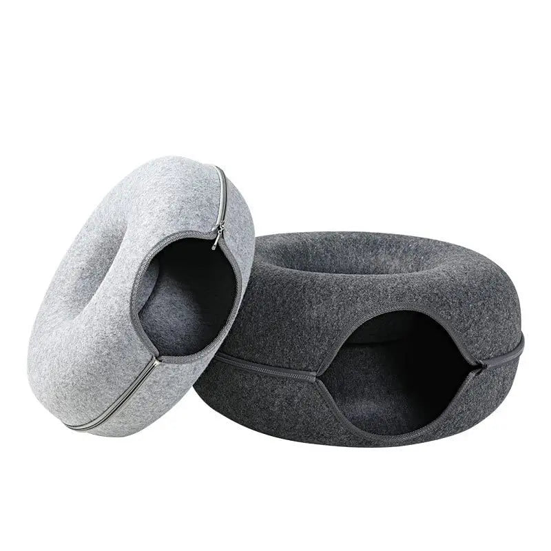 Donut Cat Bed, Interactive Tunnel 