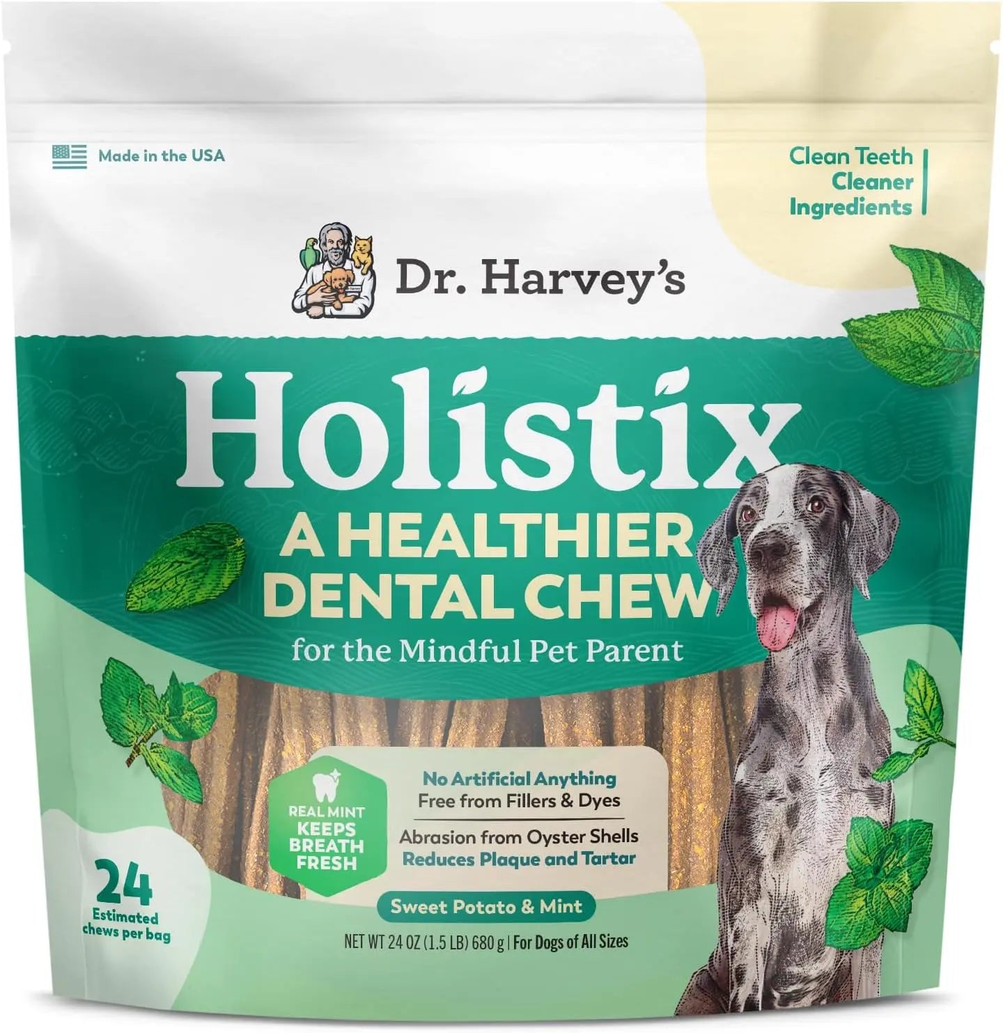 Dr. Harvey'S Holistix Dental Chews for Dogs -(24 Sticks)