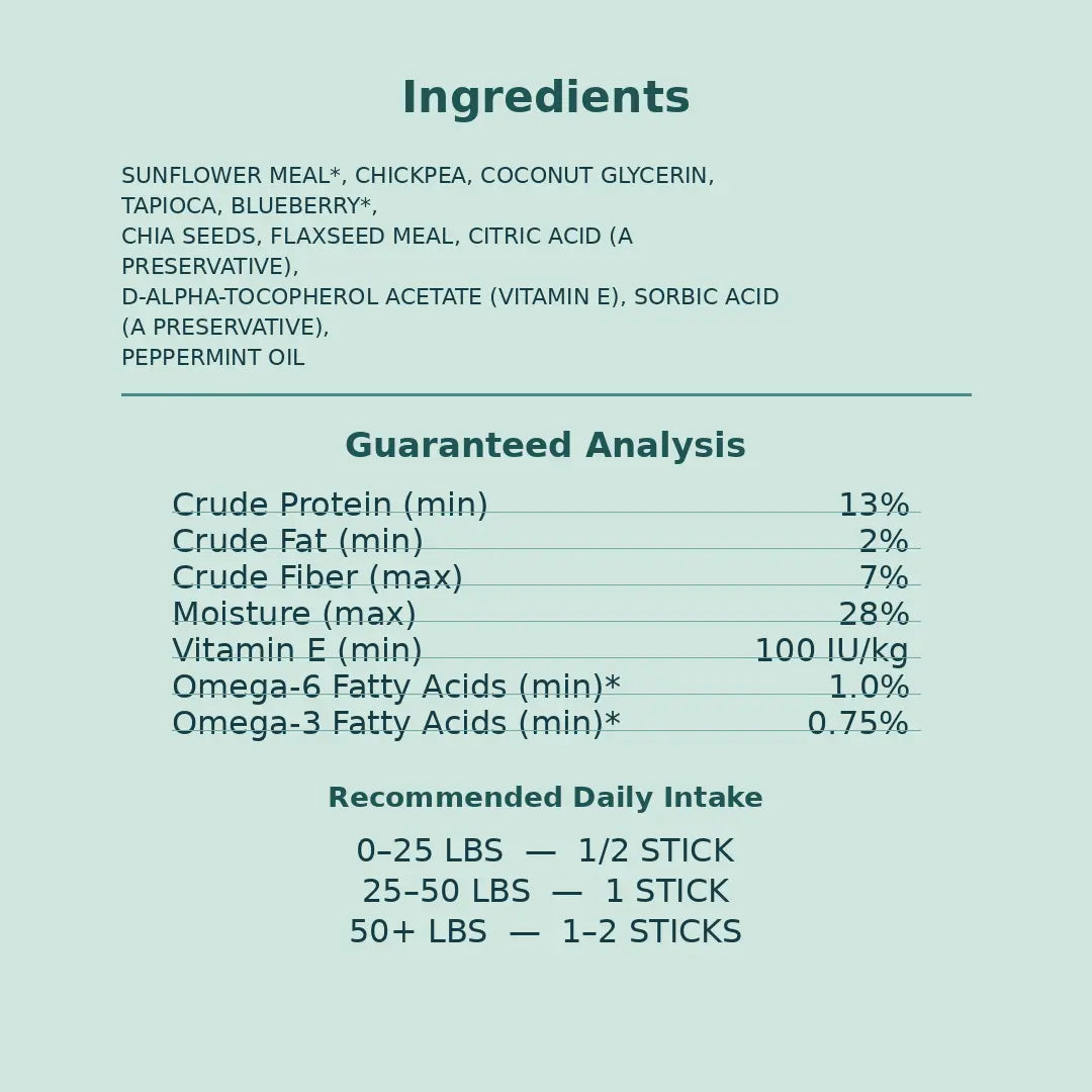 Dog Dental Chews for Fresh Breath & Oral Care