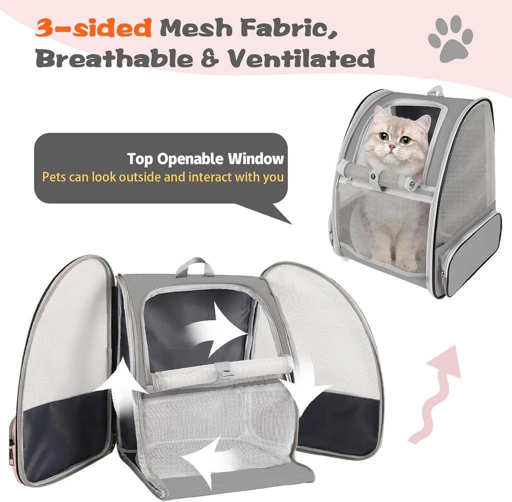 Cat/Small Dog/Bunny Ventilated Mesh Backpack 