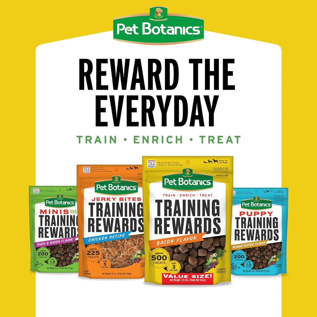4 oz. Pouch of Mini Soft & Chewy Training Treats, Duck and Bacon Flavor, 200 Treats per Bag, Preferred by Professional Trainers