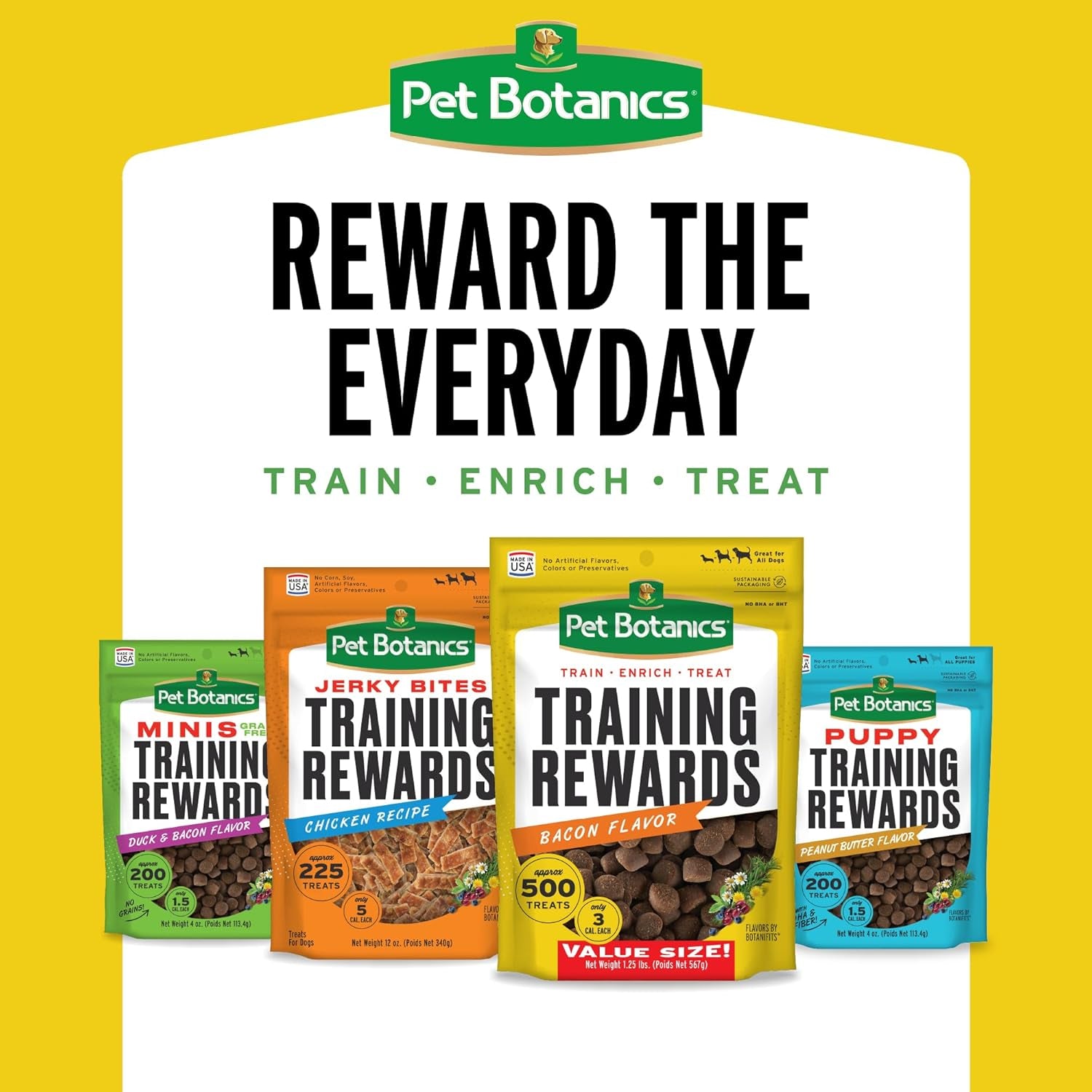 4 oz. Pouch of Mini Soft & Chewy Training Treats, Duck and Bacon Flavor, 200 Treats per Bag, Preferred by Professional Trainers