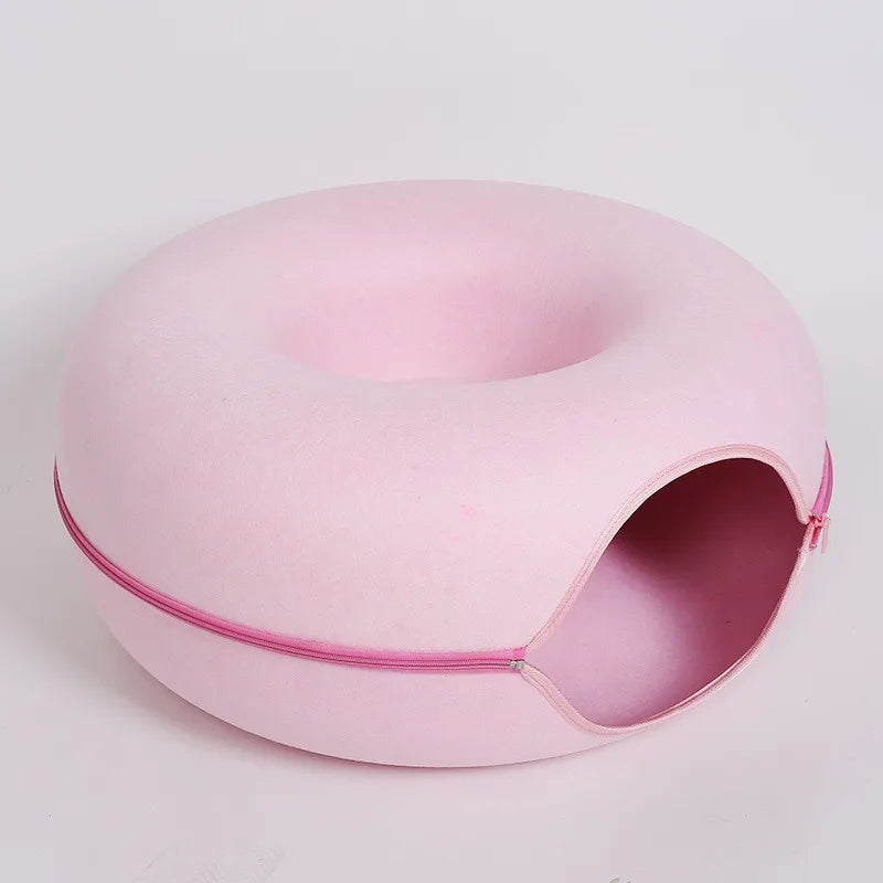Donut Cat Bed, Interactive Tunnel 