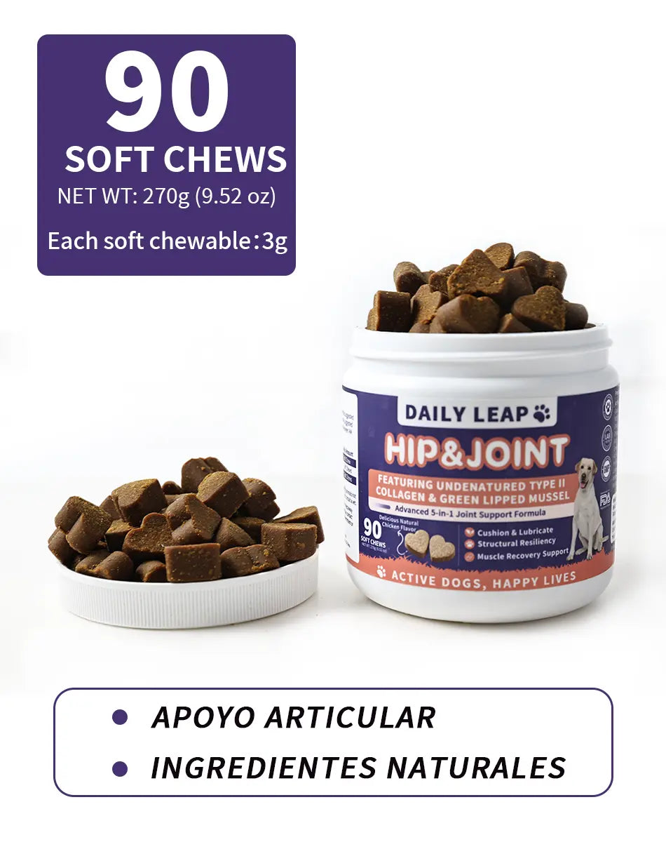 Dailyleap - Supports Hip & Joint Health, 90 Soft Chews