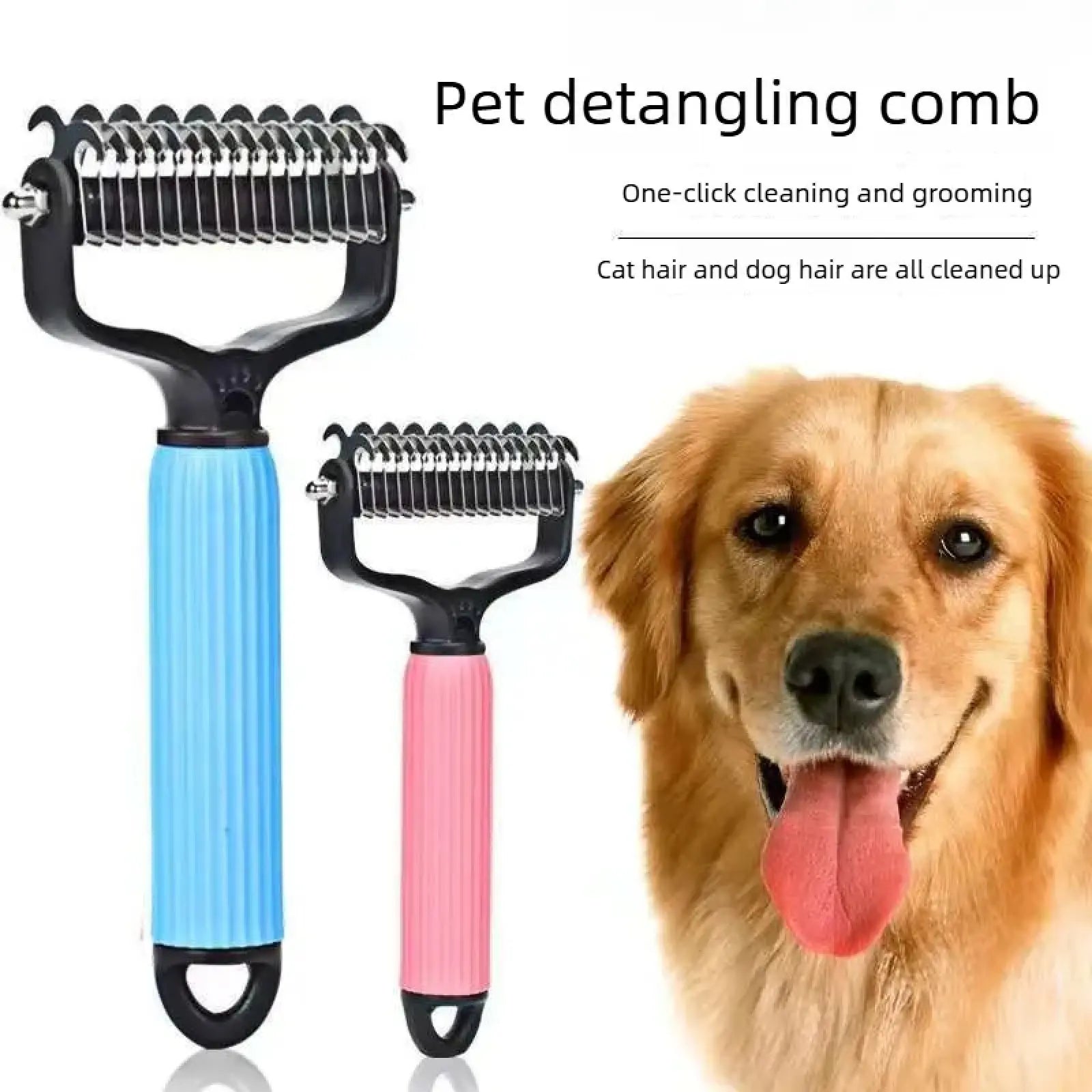 Pet Grooming Tool, Universal Detangling Comb 