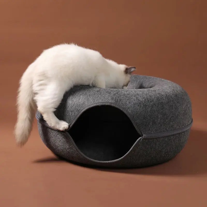 Donut Cat Bed, Interactive Tunnel 