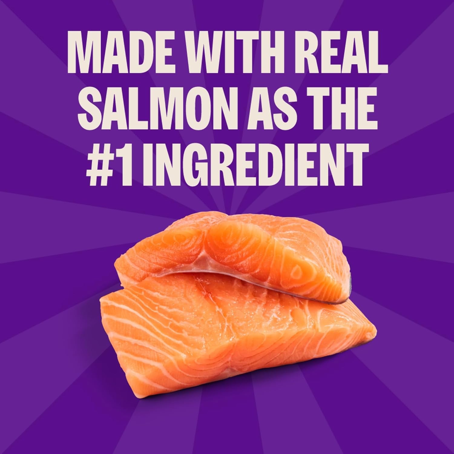 Kittles Crunchy Natural Grain Free Cat Treats, Salmon & Cranberries Recipe, 6-Ounce Bag